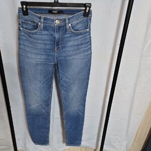 HUDSON Womens Nico Mid-Rise Straight Leg Ankle Jean